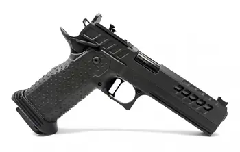 Atlas Titan RDS, 9x19mm, 5" Barrel, DLC Finish, Medium Flat Black Trigger, Tactical Magwell, RMR/SRO Plate, 1 20 Rd Magazine-Black Tube-Black Basepad, Optic Not Included